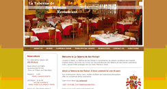 Desktop Screenshot of latabernadesanroman.com